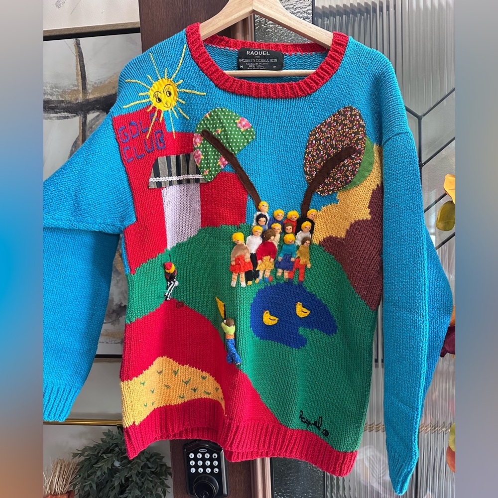 Vintage Knit Golf Sweater